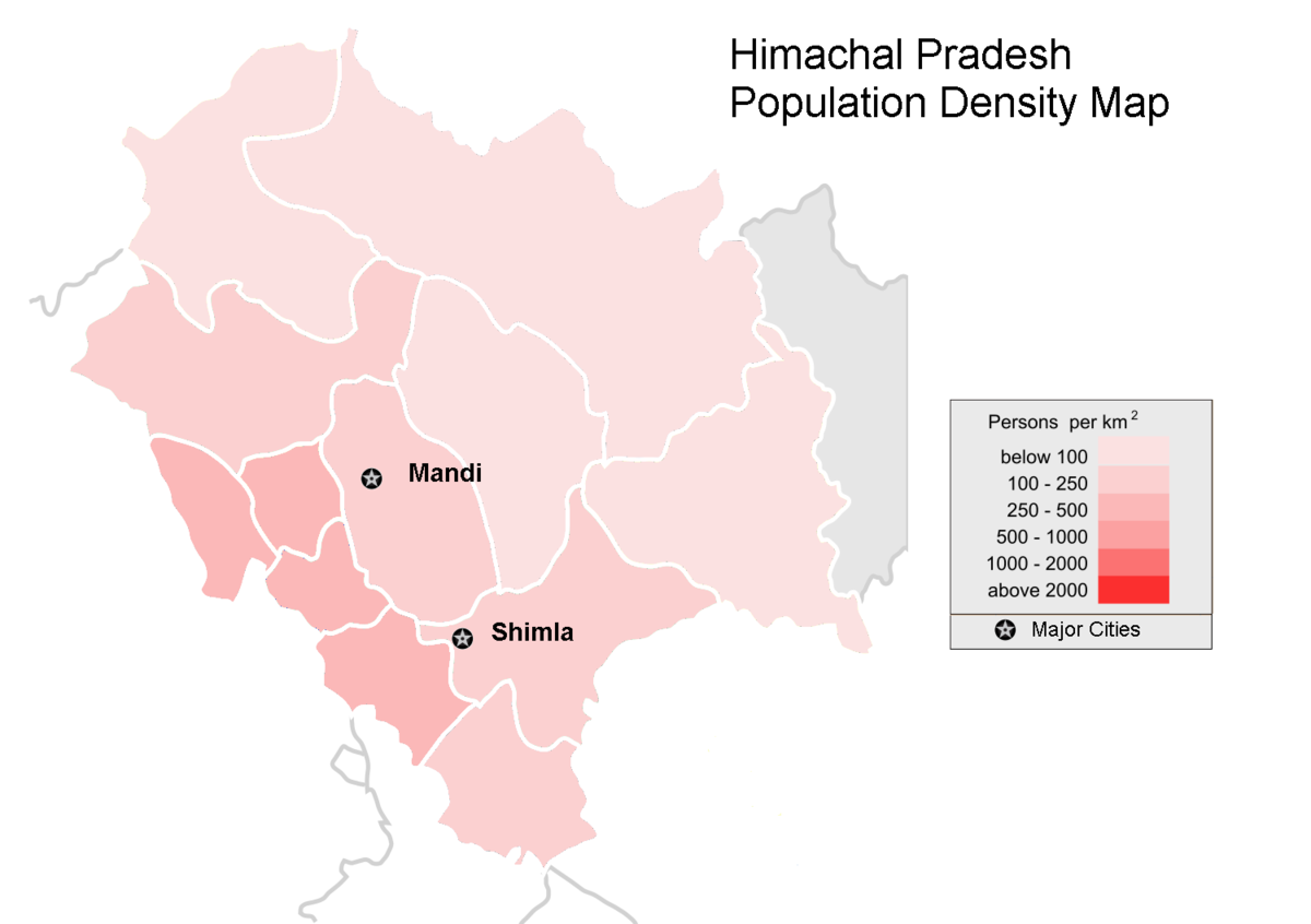 Census of Himachal Pradesh - Himachal Pradesh PCS Free Notes